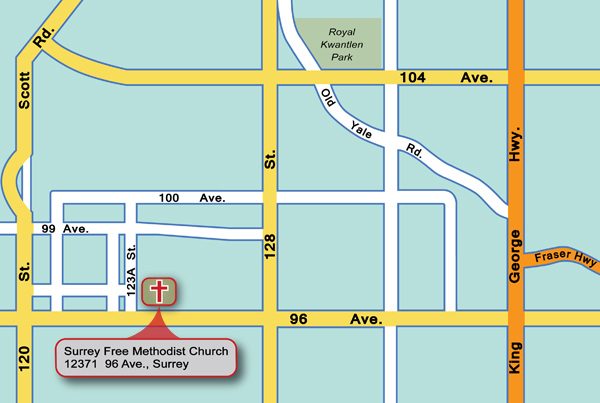Church address and map directions