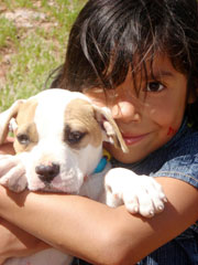 Friendly faces at church outreach